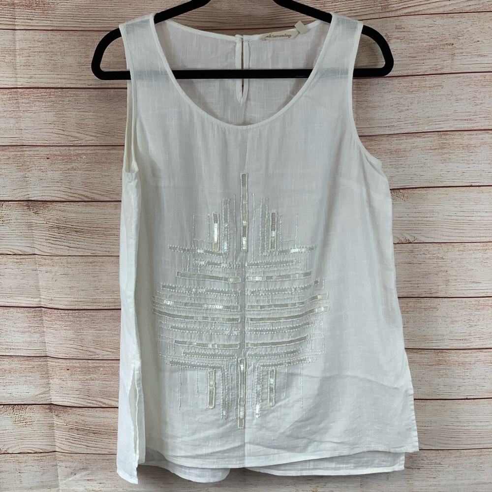 Soft Surroundings Sleeveless Tank - Picture 1 of 5